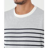 ＷジャガードボーダーロンＴ | ikka  | 詳細画像8 