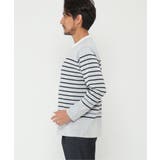 ＷジャガードボーダーロンＴ | ikka  | 詳細画像2 