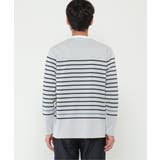 ＷジャガードボーダーロンＴ | ikka  | 詳細画像3 