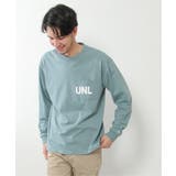 ミントグリン | URBAN NATURE LIFE ロゴプリントポケロンT | ikka 