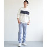 【接触冷感/抗菌防臭】7分袖セイケツカイテキ切り替えTシャツ | ikka | 詳細画像13