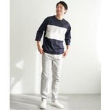 【接触冷感/抗菌防臭】7分袖セイケツカイテキ切り替えTシャツ | ikka | 詳細画像15