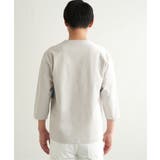 【接触冷感/抗菌防臭】7分袖セイケツカイテキ切り替えTシャツ | ikka | 詳細画像3