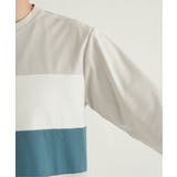 【接触冷感/抗菌防臭】7分袖セイケツカイテキ切り替えTシャツ | ikka | 詳細画像5
