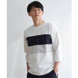 【接触冷感／抗菌防臭】GOKU楽セイケツ7分切り替えT | ikka  | 詳細画像7 