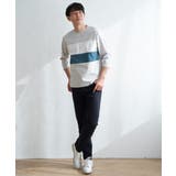 【接触冷感／抗菌防臭】GOKU楽セイケツ7分切り替えT | ikka  | 詳細画像10 