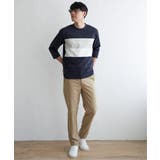 【接触冷感／抗菌防臭】GOKU楽セイケツ7分切り替えT | ikka  | 詳細画像12 