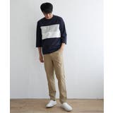 【接触冷感／抗菌防臭】GOKU楽セイケツ7分切り替えT | ikka  | 詳細画像13 