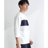 【接触冷感／抗菌防臭】GOKU楽セイケツ7分切り替えT | ikka  | 詳細画像14 