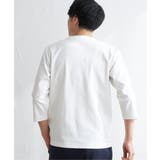 【接触冷感／抗菌防臭】GOKU楽セイケツ7分切り替えT | ikka  | 詳細画像15 