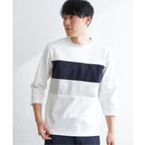 【接触冷感／抗菌防臭】GOKU楽セイケツ7分切り替えT | ikka  | 詳細画像16 