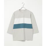 【接触冷感／抗菌防臭】GOKU楽セイケツ7分切り替えT | ikka  | 詳細画像19 