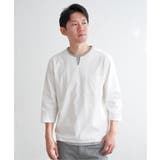 【接触冷感/抗菌防臭】GOKU楽セイケツ7分袖キーネックTシャツ | ikka | 詳細画像16