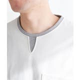 【接触冷感/抗菌防臭】GOKU楽セイケツ7分袖キーネックTシャツ | ikka | 詳細画像17