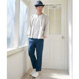 【接触冷感/抗菌防臭】GOKU楽セイケツ7分袖キーネックTシャツ | ikka | 詳細画像4