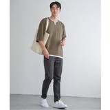 【親子コーデ】キーネックレイヤード7分袖Tシャツ | ikka  | 詳細画像10 
