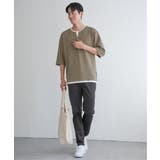 【親子コーデ】キーネックレイヤード7分袖Tシャツ | ikka  | 詳細画像11 