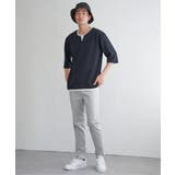 【親子コーデ】キーネックレイヤード7分袖Tシャツ | ikka  | 詳細画像17 