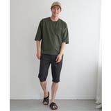 【芸能人着用】インレイ7分袖ポケットプリントＴ  | ikka  | 詳細画像10 
