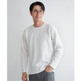 ホワイト | フクレジャカード切り替えロンT | ikka 