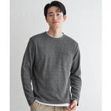 メランジワッフルポケフェイクロンＴ | ikka  | 詳細画像11 