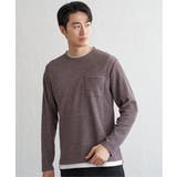 ワイン | メランジワッフルポケフェイクロンＴ | ikka 