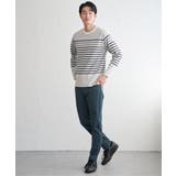 ジャカード３カラーボーダーロンＴ | ikka  | 詳細画像10 