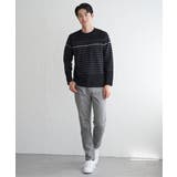 ジャカード３カラーボーダーロンＴ | ikka  | 詳細画像16 