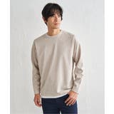 ベージュ | 【吸水速乾】速乾ピケレイヤードロンT | ikka 