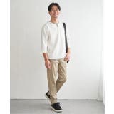 【抗菌防臭】GOKU楽冷感7分袖キーネック | ikka  | 詳細画像10 