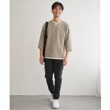 【抗菌防臭】GOKU楽冷感7分袖キーネック | ikka  | 詳細画像12 