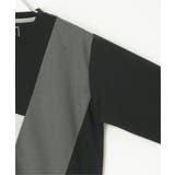 ブロックスポンチ切り替えロンT | ikka  | 詳細画像3 