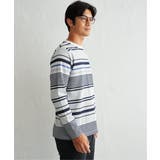 ダブルジャガードパネルボーダーロンＴ | ikka  | 詳細画像16 