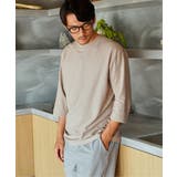 ドライ梨地7分袖Tシャツ | ikka  | 詳細画像4 