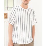 ストライプクルーネックTシャツ | ikka  | 詳細画像17 