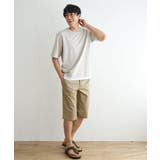 【吸水速乾】ドライ鹿の子5分袖レイヤードTシャツ | ikka  | 詳細画像6