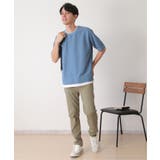 【吸水速乾】ドライ鹿の子5分袖レイヤードTシャツ | ikka  | 詳細画像8