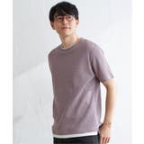メランジワッフルフェイクTシャツ | ikka  | 詳細画像22