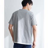 メランジワッフルフェイクTシャツ | ikka  | 詳細画像26