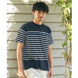 ネイビー | ボルテックスDRYボーダーTシャツ | ikka