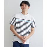 ホワイト | ボルテックスDRYボーダーTシャツ | ikka