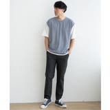 5分袖フェイクベストTシャツ | ikka  | 詳細画像18