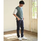 5分袖フェイクベストTシャツ | ikka  | 詳細画像4