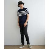 パイナップルパネルボーダーTシャツ | ikka  | 詳細画像13