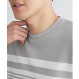 パイナップルパネルボーダーTシャツ | ikka  | 詳細画像17