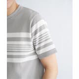 パイナップルパネルボーダーTシャツ | ikka  | 詳細画像18