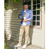 パイナップルパネルボーダーTシャツ | ikka  | 詳細画像4