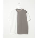 フクレジャガードワッフル切り替えTシャツ | ikka  | 詳細画像7 