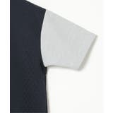 フクレジャガードワッフル切り替えTシャツ | ikka  | 詳細画像13 