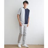 フクレジャガードワッフル切り替えTシャツ | ikka  | 詳細画像3 